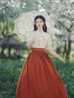 Vintage Chic: New Chinese Fusion Dress Set!