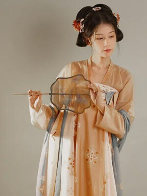 Tang Dynasty-inspired 3pc Women's Hanfu Set