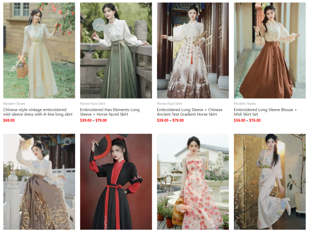 Hanfu price