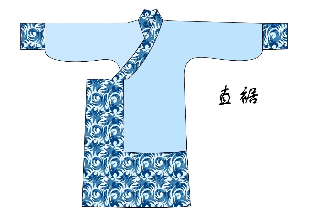 Straight-hem robe