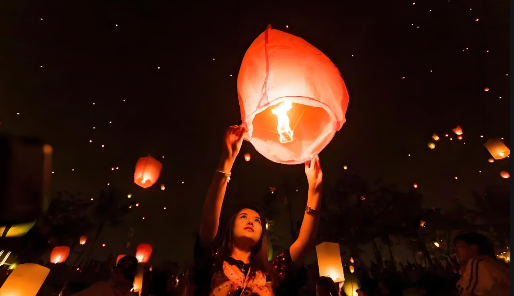 Making and Carrying Mid-Autumn Festival Lanterns